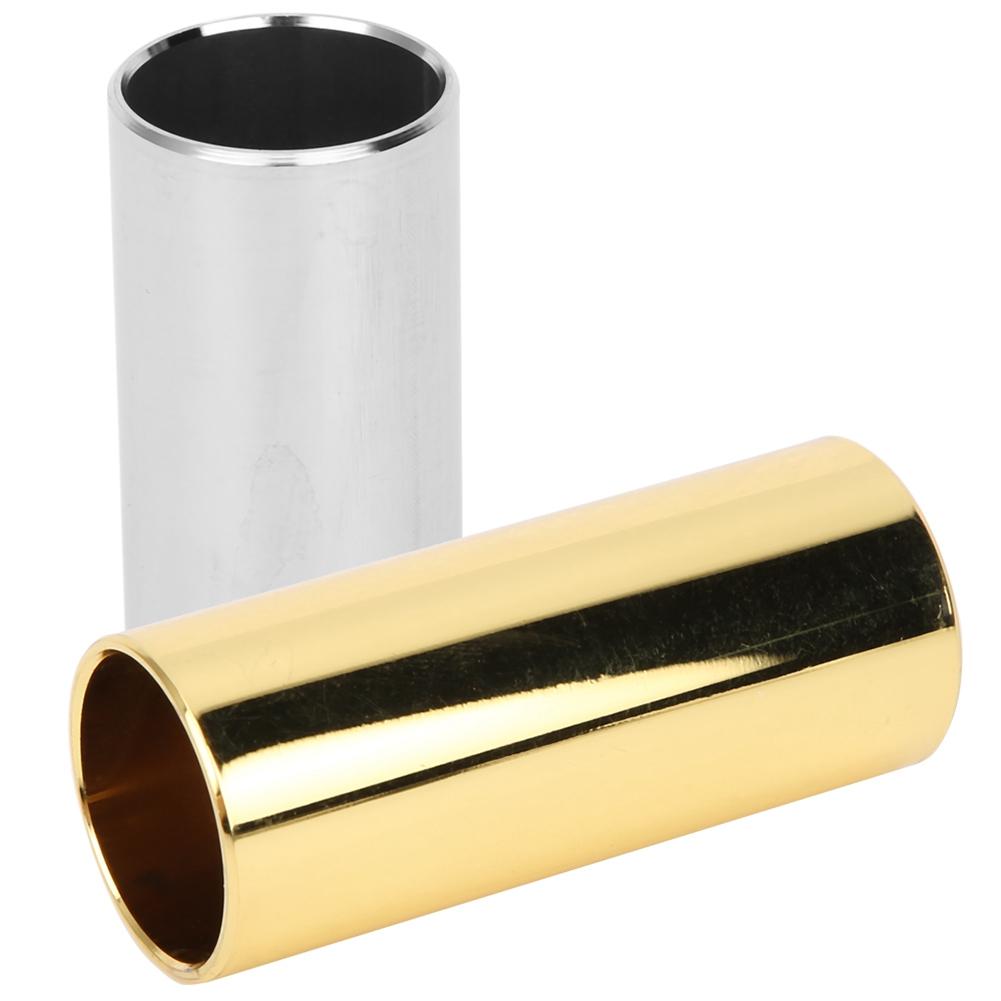 

2 шт. сменный слайдер для бас-гитары из нержавеющей стали, серебристый, золотистый, 6 см