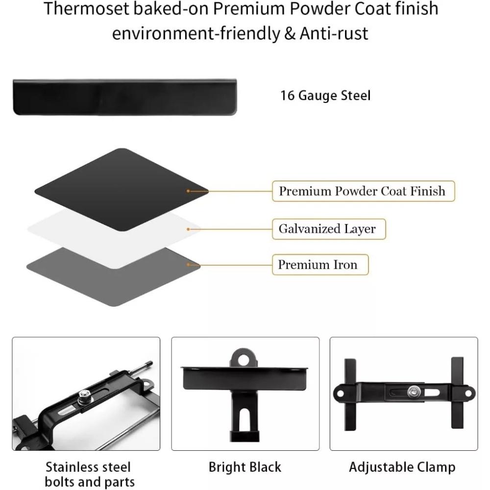 Adjustable Car Battery Hold Down Bracket 19cm 23cm Universal Battery Holder Stainless Steel Storage Tray For Automotive