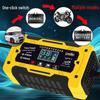 12V Smart Motorcycle Battery Charger with Pulse Repair - Universal Lead-Acid Charger