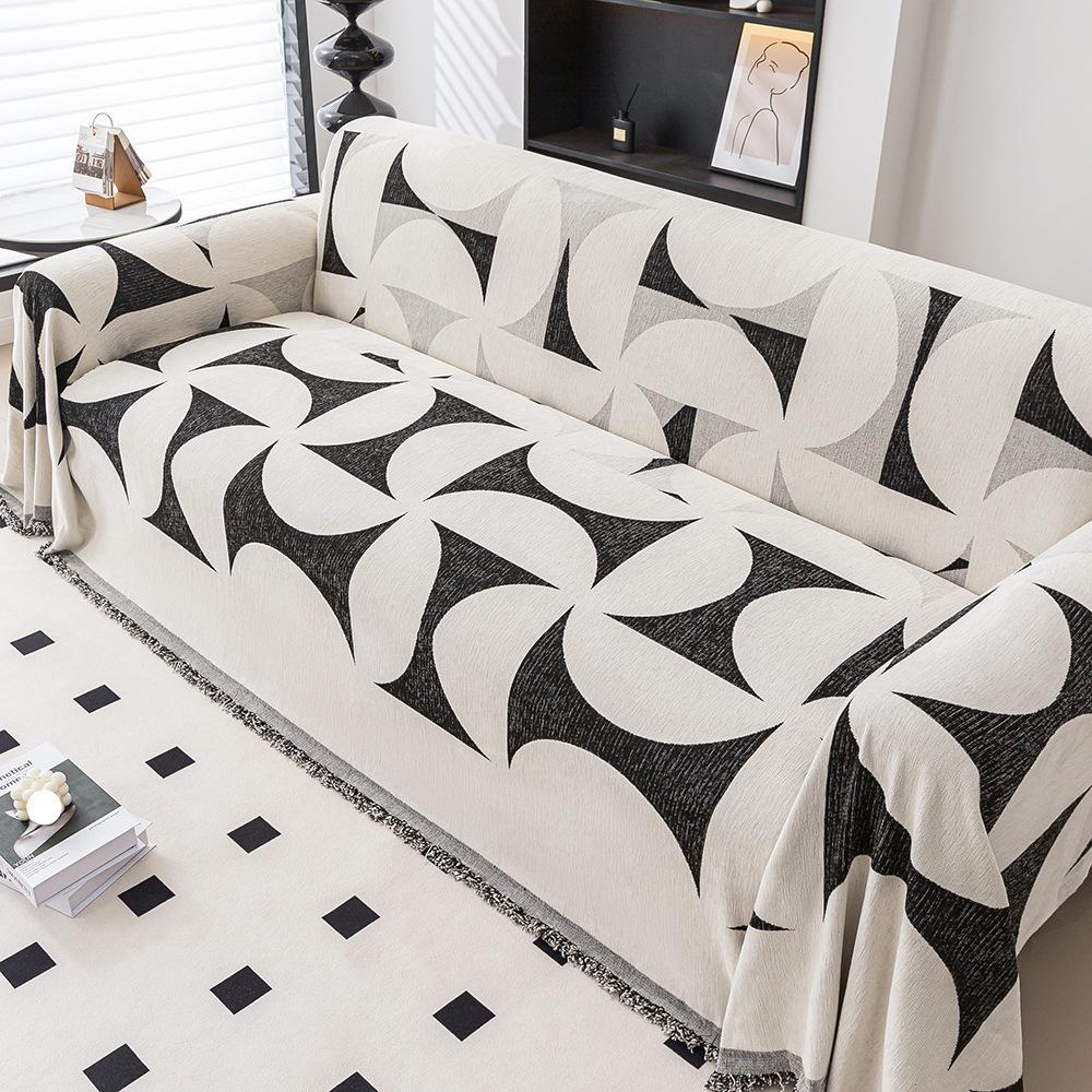 Chenille Sofa Towel Cover Cloth Universal Four Seasons Universal Sofa Cushion Cover Non-Slip Cover Blanket Anti-Scratching
