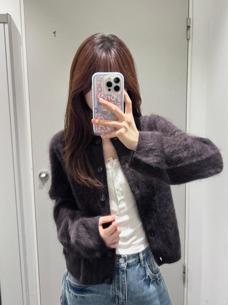 Autumn Retro Soft Knit Button-Up Cardigan - Standard Fit
