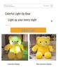 Glowing Luminous Teddy Bear Plush Toy Pillow - Perfect Valentine's Day Gift