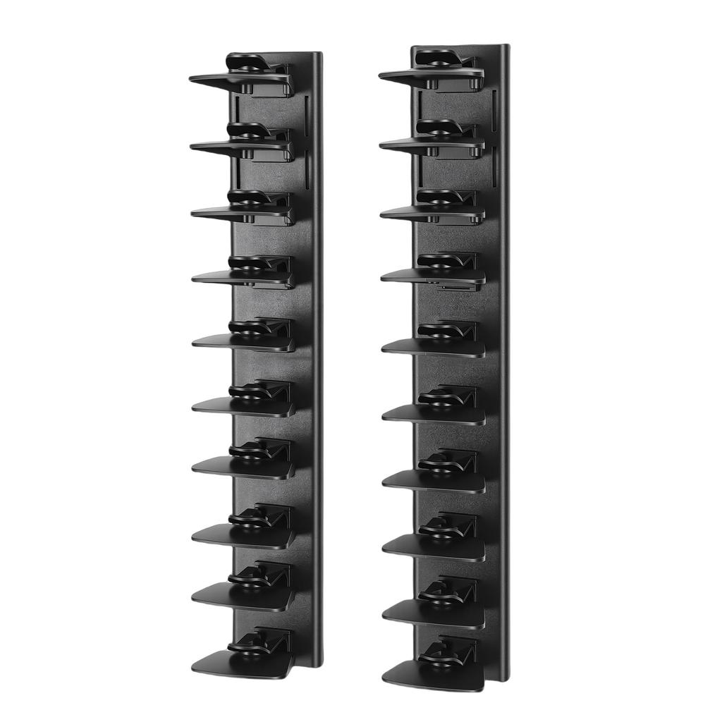 2 Pack Hat   for Baseball   ABS Wall Mounted Hat Hook Storage Display Rack Holds Up to 20 Hats with Strong Adhesive for Wall Closet Door