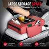 Multifunctional PU Leather Car Armrest Box Mat, 2026 New Universal Car Armrest, Durable Center Console Organizer for Family Travel, Portable Cars