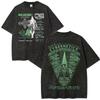 Hot Game Metal Gear Solid 3 Snake Eater Vintage Washed T Shirt Unisexs Loose Player Fans Fashion Short Sleeve Tshirts Streetwear