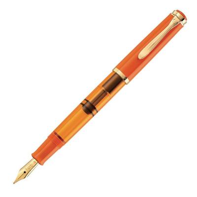 Pelikan Plnicí pero Pelikan speciální produkt klasické M200OD oranžové potěšení typ sání inkoustu střední M