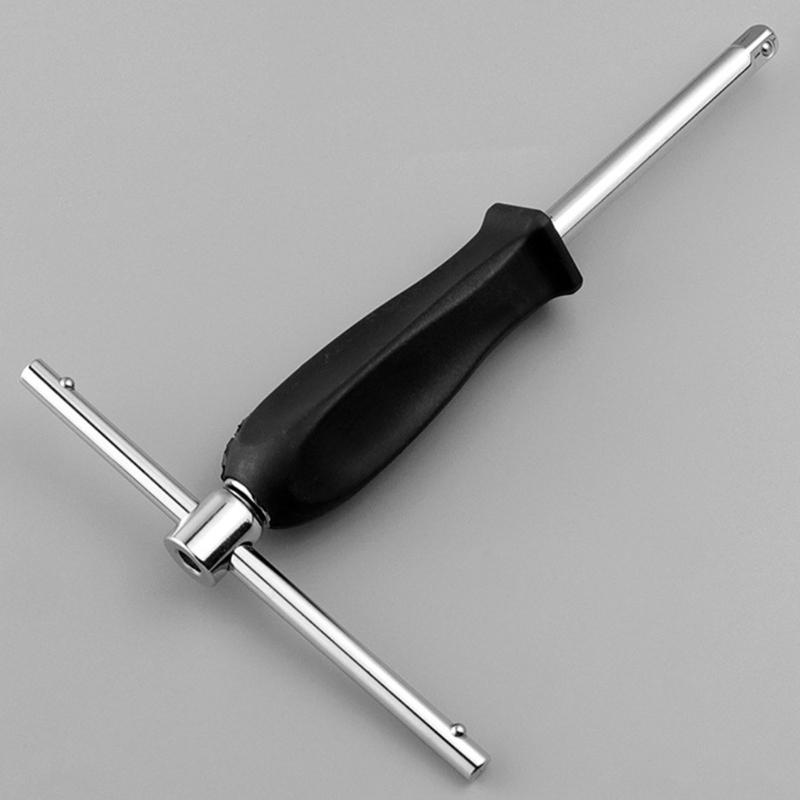 1/4" Drive Carbon Steel Sliding Handle Adapter 2 Pack Socket Wrench Extension For Tight Space Car Repair