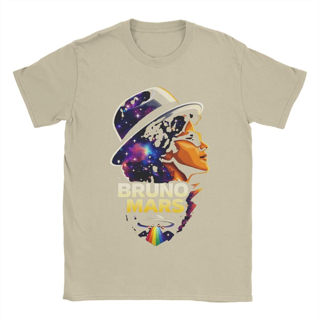 Bruno Mars Rapper T Shirts for Unisex Cotton Funny TShirts O Neck  Tees Short Sleeve Clothes Gift Idea