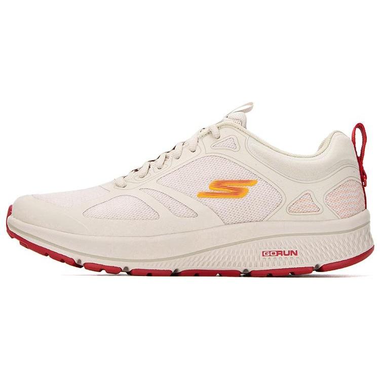 Skechers Go Run Consistent Shoes Cream Red Men s 802005-TPE