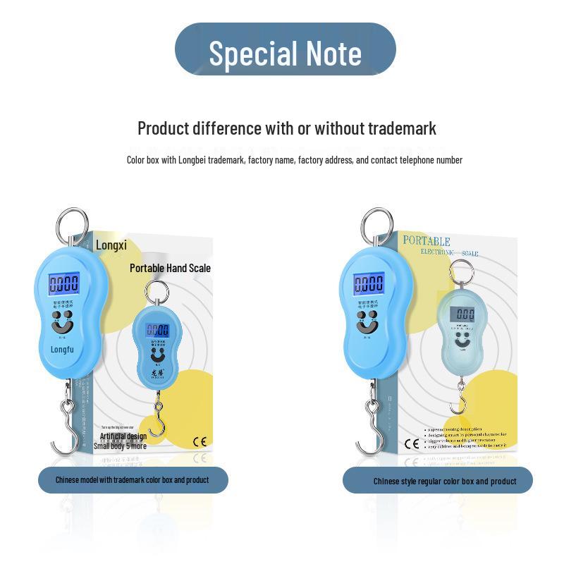 50kg Mini Portable Electronic Handheld Scale for Luggage and Food