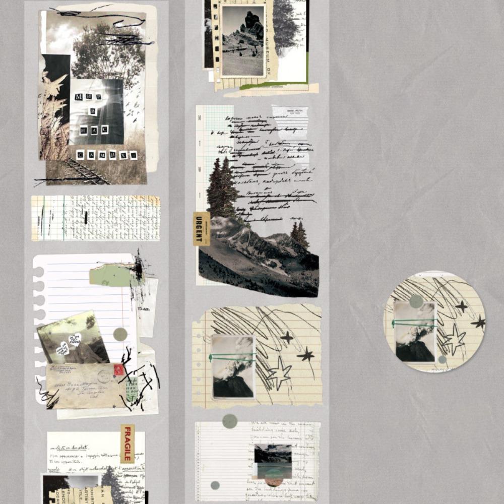 Freedom Is The Wilderness Series Washi Tape 5x200cm Scrapbook Tape  Gift Wrapping Gentle World