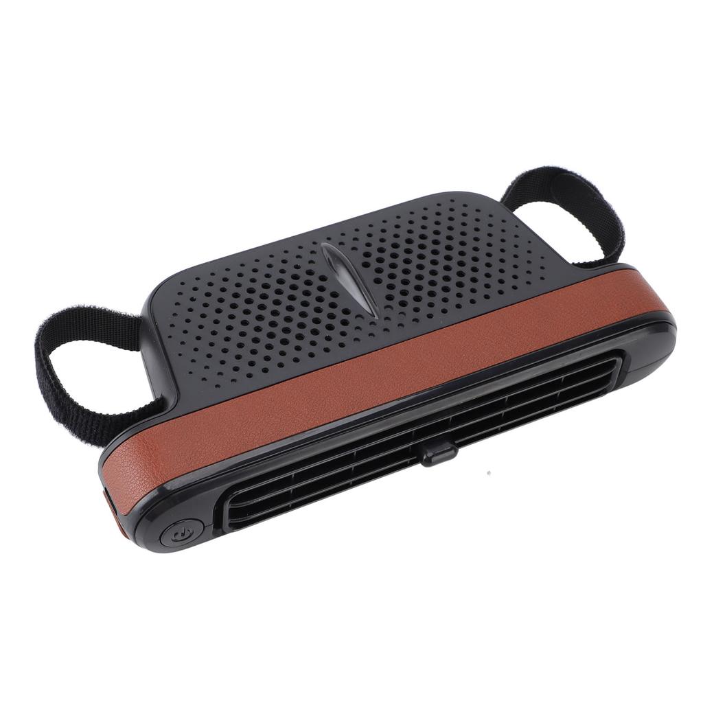 Car Seat Fan 3 Wind Speeds Low Noise Powerful Double Turbine Car Cooling Fan for Vehicle Backseat