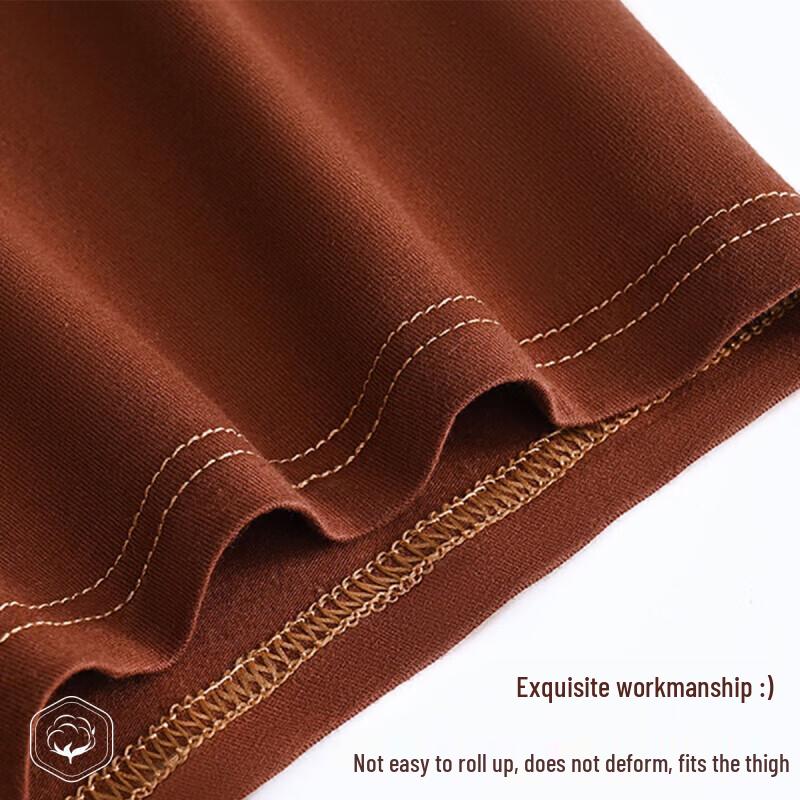 ME FEELING Men's 7A Antibacterial Breathable Cotton Boxer Briefs (4-Pack)