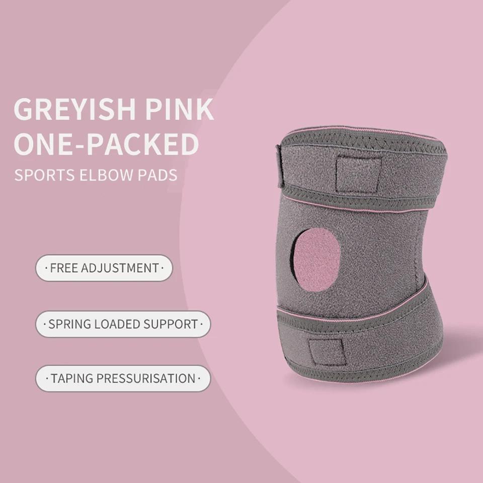 Loogdeel 1Pcs Elbow Support Features Elastic Gym Sport Elbow Protective Absorb Sweat Basketball Volleyball Tennis Arm Sleeve Elbow Brace