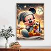 DIY Diamond Painting Mickey Mouse and The PuppyCross Stitch Kit Mosaic Art Diamond Painting Full Circle Diamond Home Decoration
