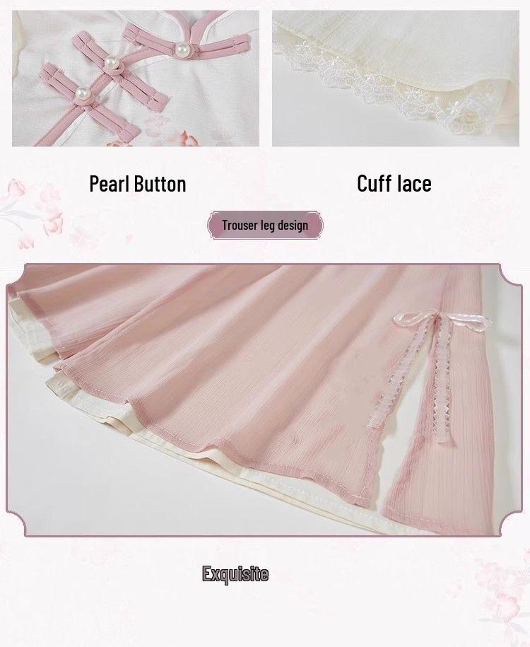 Girls' Super Fairy Hanfu - Spring/Autumn Long Sleeve Chinese Style Outfit