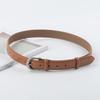 Elt Omen's Eather Belt Remium Ersatile Ashion Owhide Belt with Casual Pants