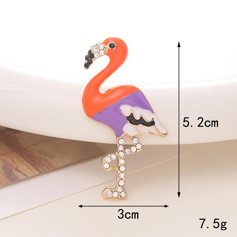 Colorful Peacock and Flamingo Jewelry: Crystal Flowers & Small Bird Shoe Charms