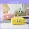 Plush Pencil Case For Girls Large Capacity Transparent Storage For School Supplies