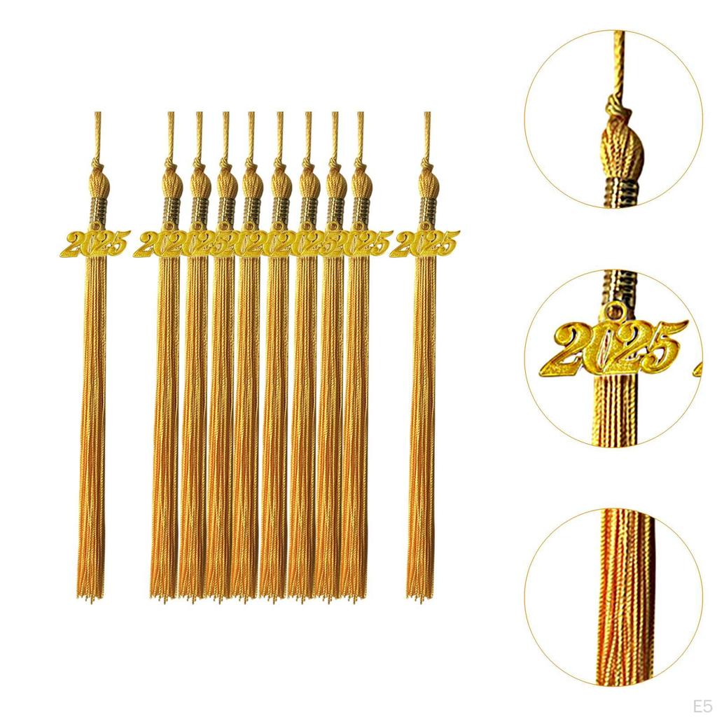 10 Pieces Conclusion Tassels Gift Decoration Party Accessories with Years of Charm