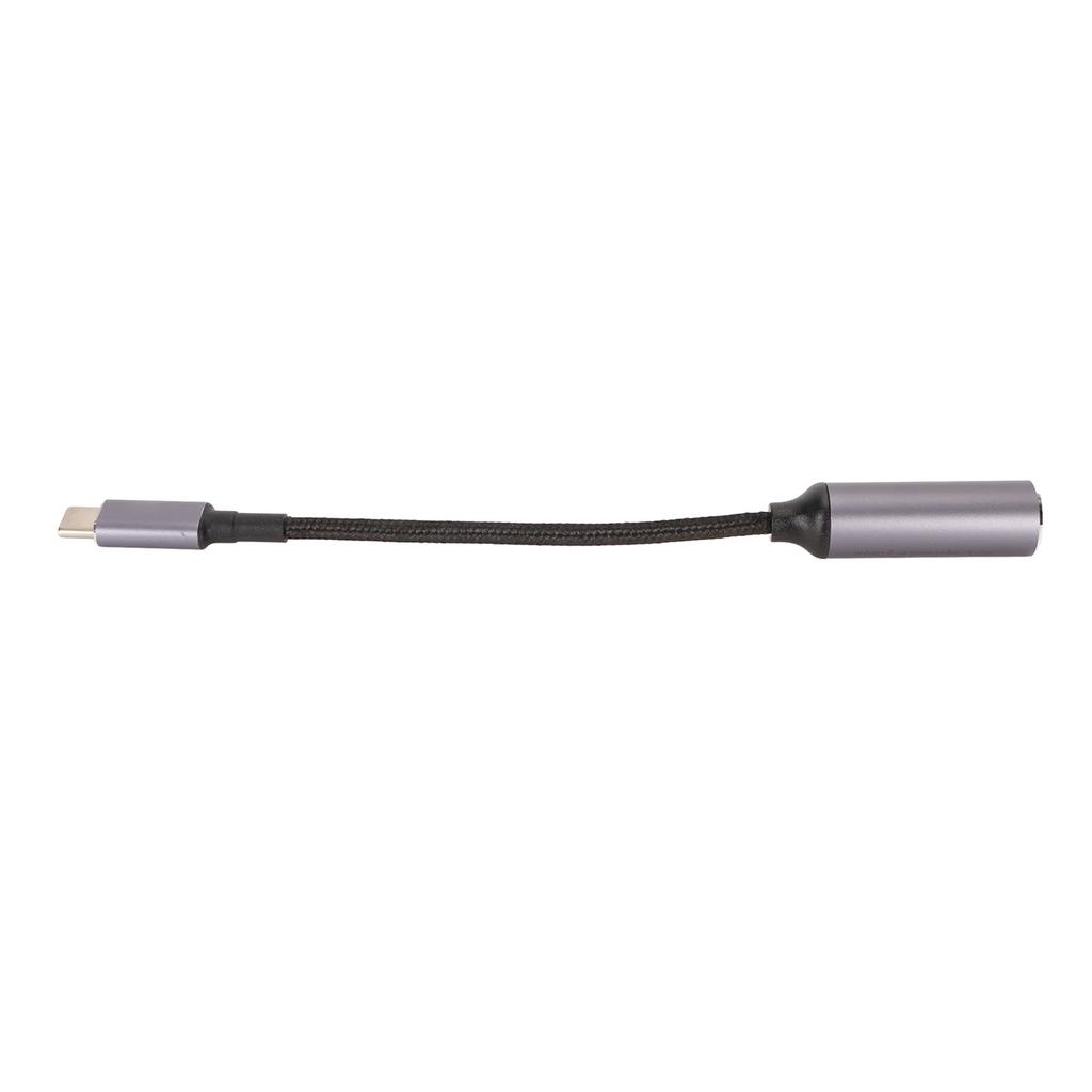 DC 5.5mmx1.7mm To Type C Power Cable Female To Male 100W PD Charging Cable with Identification Chip for Phone Tablet