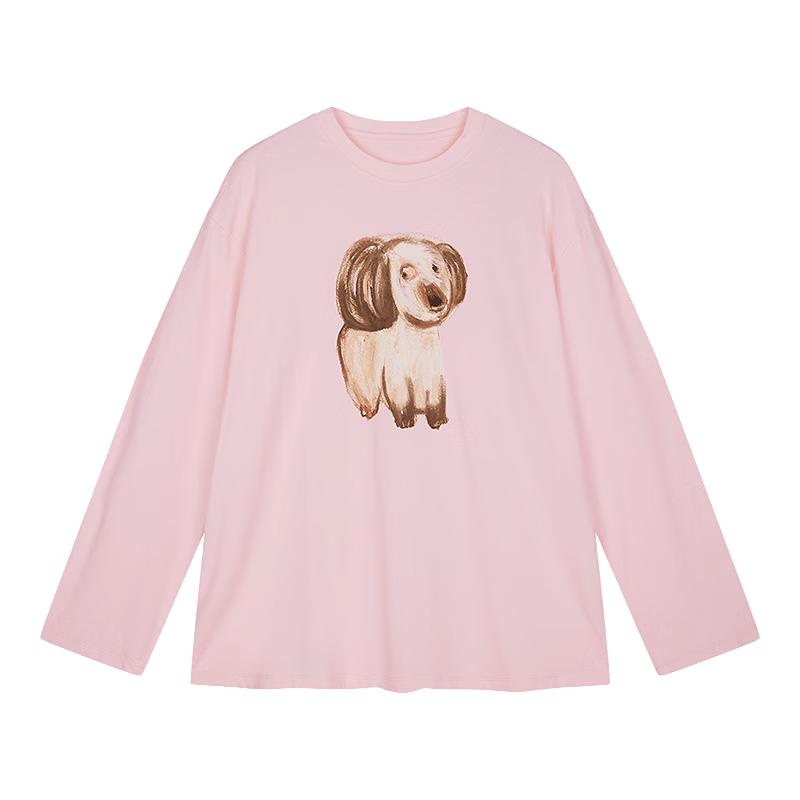 JNBY Women s Loose Round Neck Long Sleeve T-Shirt M