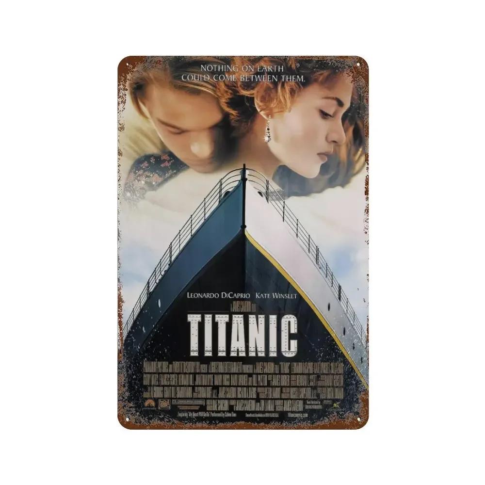 Retro Movie Metal Sign Classic American Films Wall Plate Poster Perfect for Bar Club and Home Decor