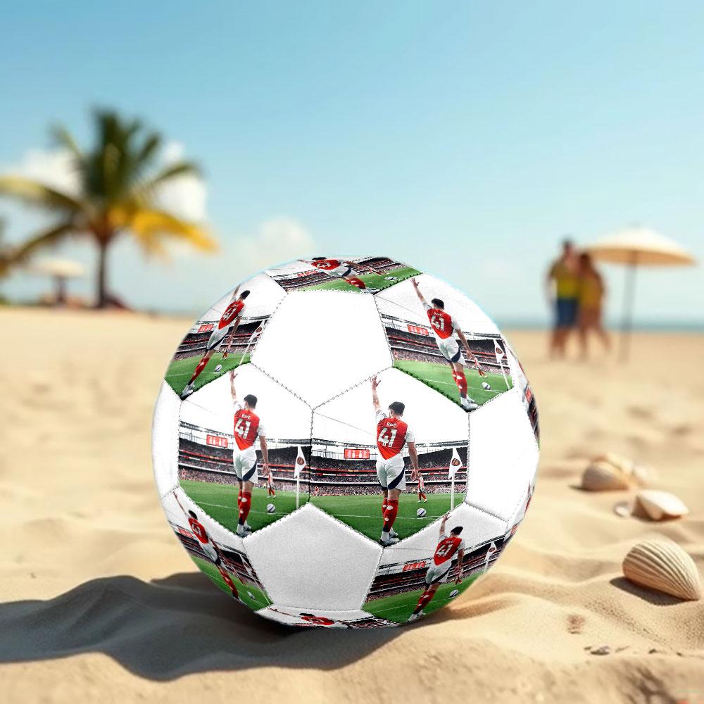 Declan Rice size5 Soccer Ball, colorful, suitable for all ages, machine-stitched, PVC material, competition grade,durable and high bounce