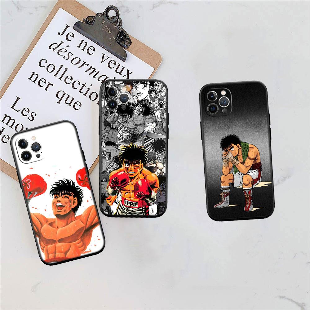 LO50 Hajime no Ippo Soft Shell Phone Case for iPhone 16 15 14 13 12 Pro Max Plus Mini