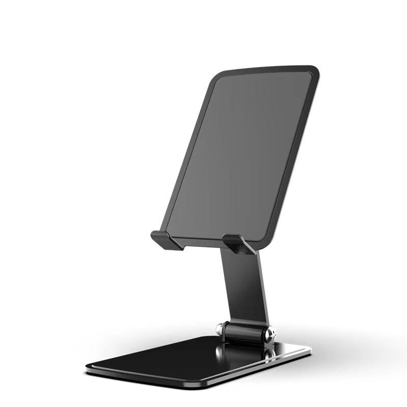 Multifunctional Aluminum Phone Holder: Rotating, Folding, All-Metal Desktop Stand with Custom Logo
