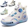 Drehknopf Jungen Sneaker Neue Kinder Sommer Trainings Basketballschuhe Mittlere Ältere Jungen Drehschuhe