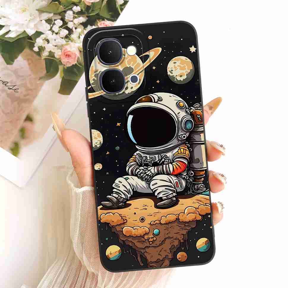 For Vivo Y31d 4G V2543 Case Fashion Cartoon Painting Silicone Full Protcetion Back Cover For Vivo Y 31d Y31D 4G Bumper Shell