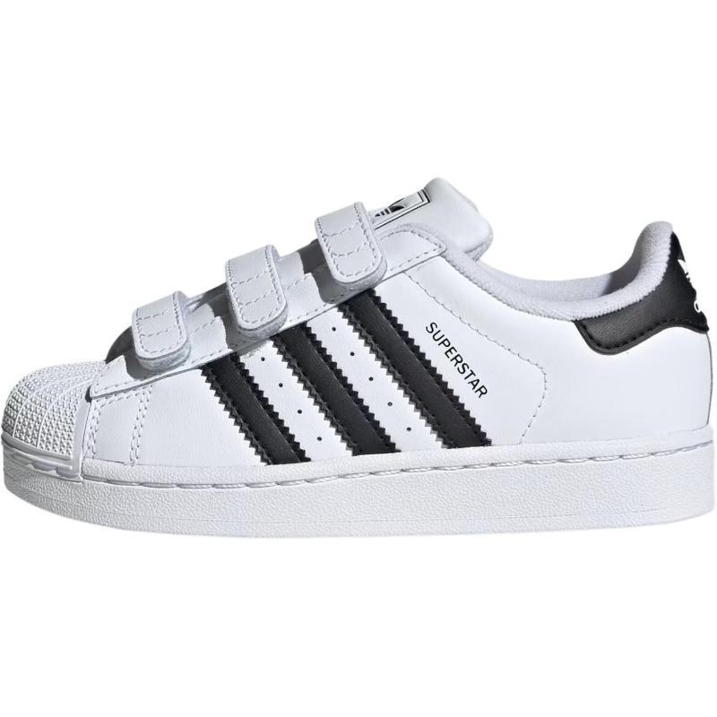 

Adidas Originals Superstar 2 Abrasion Resistant Low Top Kids Skateboarding Shoes White Children Aged 3 7 Years Old Sneakers JI3988 34 білий