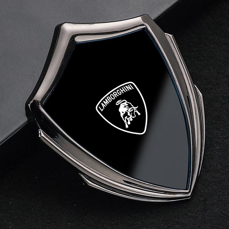 Motorcycle metal 3D sticker Auto Styling Decoration For Lamborghini Urus Huracan Aventador Premium Interior Auto Accessories WW3
