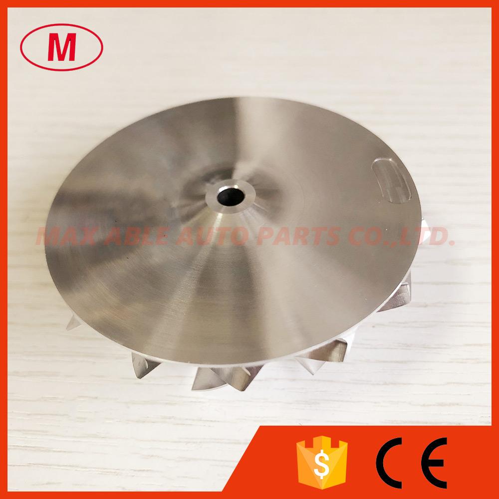 RHF5 reverse 54.50/70.00mm 7+7 blades High performance Turbo milling/aluminum 2618 /billet compressor wheel