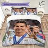 Krystiano Ronaldo Vzor Povlečení Přikrývka Povlak na přikrývku Povlak na polštář Domácí dekorace Dárek k narozeninám (1 * povlak na přikrývku + 2 * povlak na polštář bez výplně)