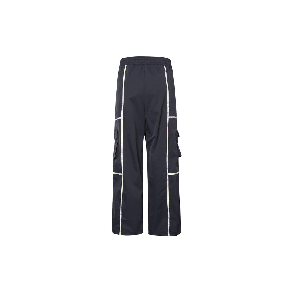 Nike X Serena Williams Collaboration Logo Brodé Pantalon Casual Tissé Taille Moyenne Bas Femme Bleu Foncé Noir DV8075-475