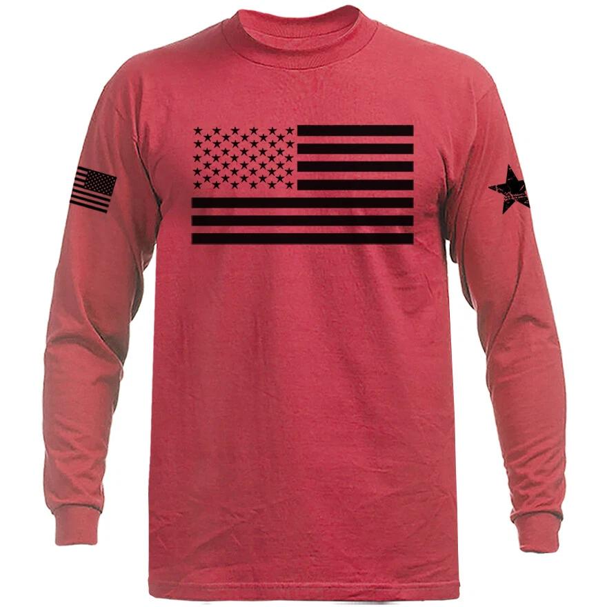 United States of America Flag American Pride Long Sleeve