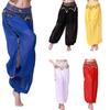 Belly Dance Costume Coins Harems Pants Indian Arabian Stage Performances Trousers Belly Dance Coins Lantern Pants Gifts