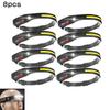 1-10PCS COB Induction Headlamp Built-in Battery Sensor Head Flashlight USB Rechargeable 5 Lighting Modes Waterproof Headlight