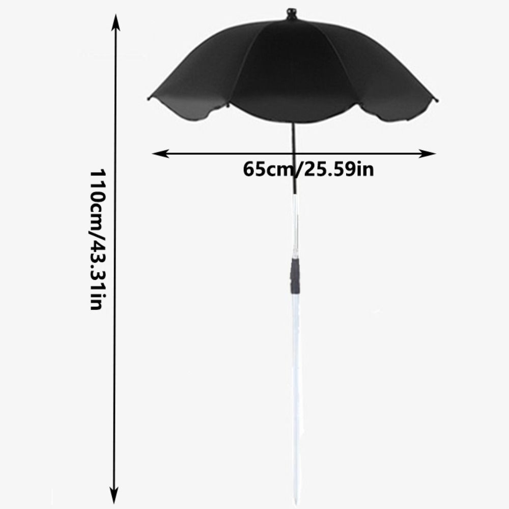 Telescopic Pole Plant Umbrella 65cm Size Garden Shade Cover Plant Shade Umbrella  Garden Use