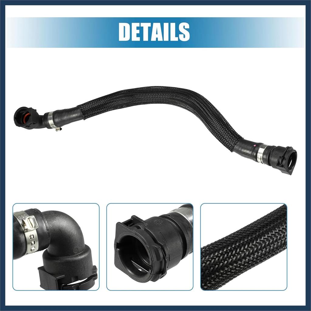 Radiator Coolant Hose Reservoir Hose for BMW X5 2007 2008 4.8i 4.8L V8 - Gas for BMW X5 2009 2010 XDrive48i 4.8L V8 - Gas No.17127536232 Stylish