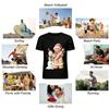 Christmas Gingerbread Man Snowman Thermometer Print Top Pure cotton T-shirt