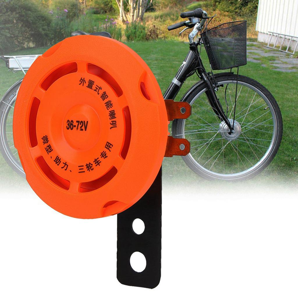 PVC Waterproof Energy Saving Electric Bike Ring Bell Horn Handlebar Bicycle Alarm Loud Sound