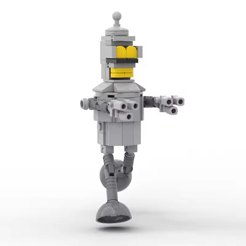 

Classic Cartoon Movie MOC Core Character Robots Bendered Model Action Figure Building Blocks Kits Creative Ornaments Toys Gift
