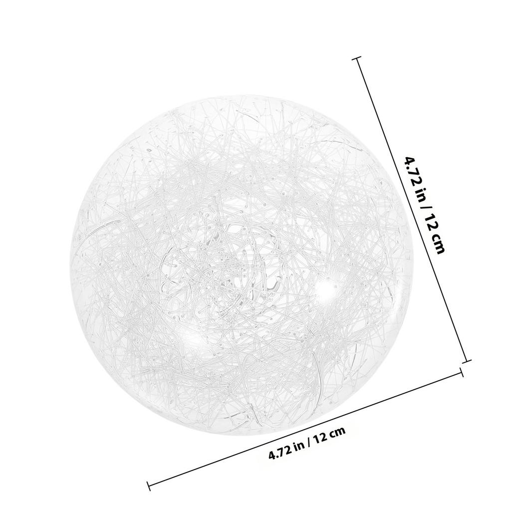 100Mm G9 Glass Lamp Shade Round Replacement Cover for Pendant Ceiling Light Fixture Clear Modern Decorative Bulb Holder