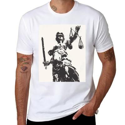 Lady Justice T-Shirt Funny T Shirts Man Mens Graphic T Shirts T Shirt Man Luxury T-Shirt