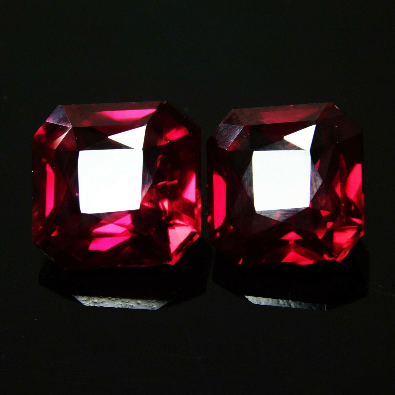 

Сипучий Дорогоцінний Камінь НАТУРАЛЬНИЙ Червоний РУБІН 16.25 Карат СЕРТИФІКОВАНИЙ Квадратна Форма XR-16450A 12 mm Each червоний