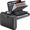 Waterproof Fireproof Document Box Large Capacity Portable Safe Storage Case  Travel Storage