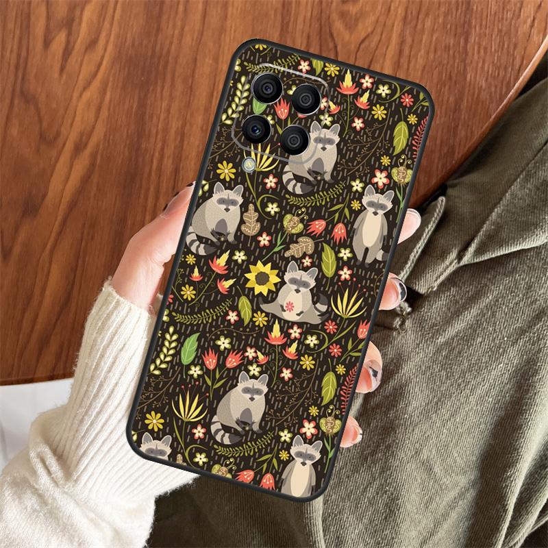 Funny little raccoon Case For Samsung Galaxy M11 M21 M31 M35 M12 M13 M14 M15 M16 M36 M56 M53 M32 M52 M55 M34 M54